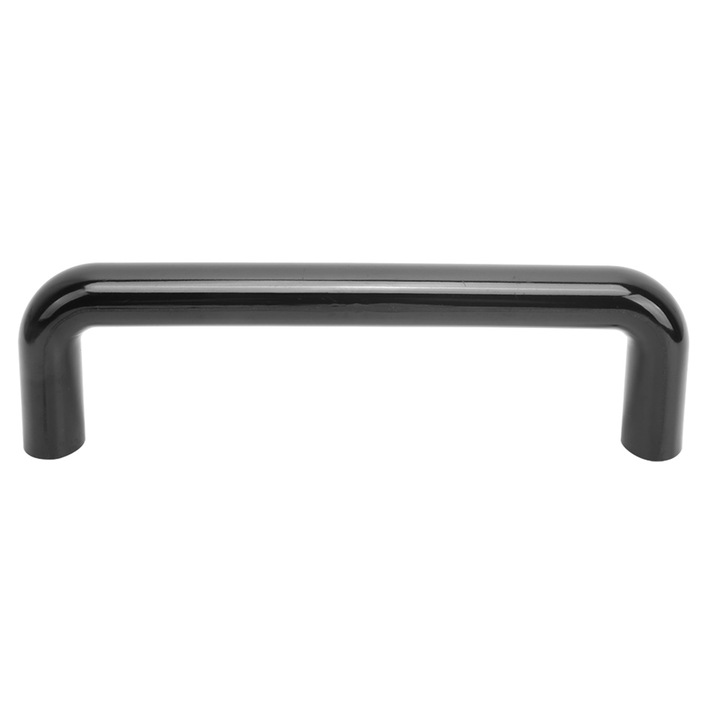 HERUSI U-alakú ipari fogantyú, fekete, 16x160mm, rozsda- és olajálló