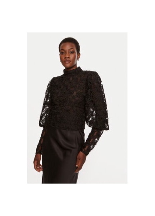 Bluza dama, Munthe, 304135255, Poliester, Negru, Negru