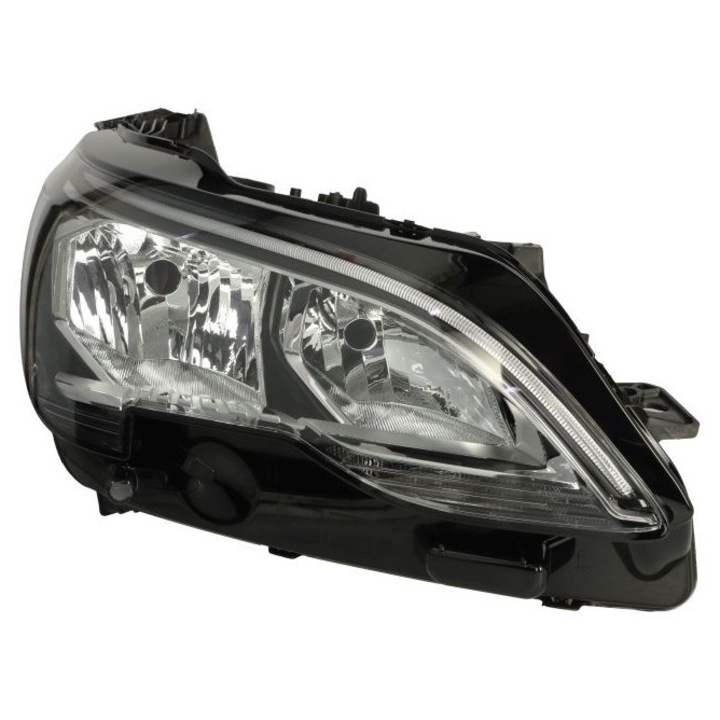 Jobb első fényszóró motorral, H7/HB3/LED izzó típusú, vezérlőegység nélkül Peugeot 3008 II P84, 5008 II T87 2016.05-2020.12 modellekhez