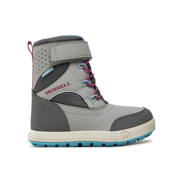 Ботуши Merrell за момчета, 304898273, Екокожа, Сив, Сив