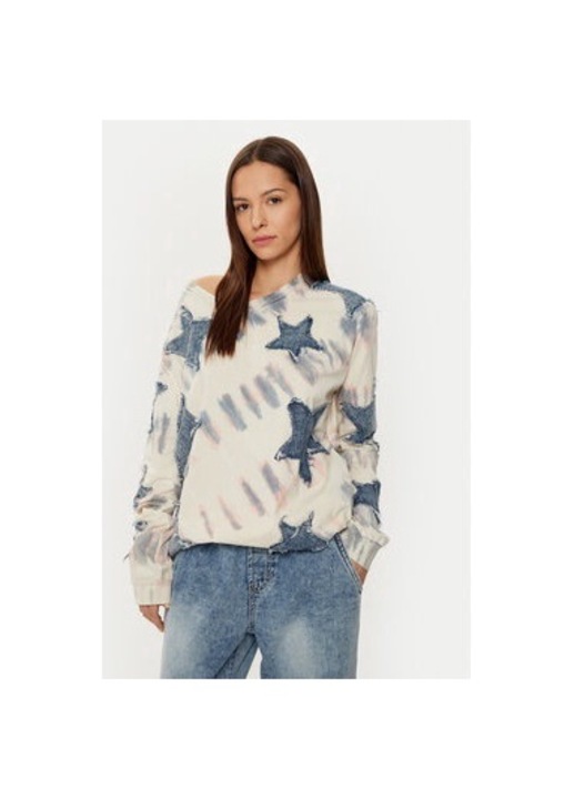 Bluza dama, One Teaspoon, 304604355, Bumbac, Bej, Bej, 2XS