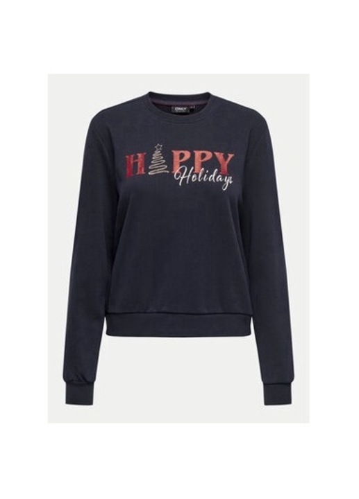 Bluza dama, Only, 304494468, Bumbac/Poliester reciclat, Albastru, Albastru