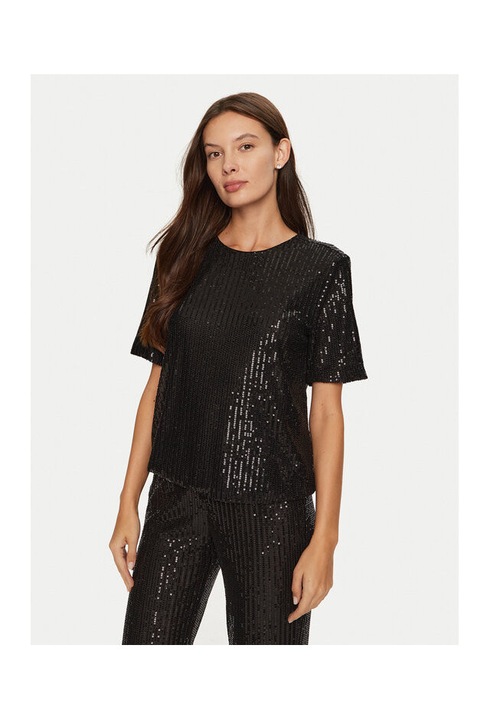 Bluza dama, Only, 304519055, Poliester, Negru, Negru