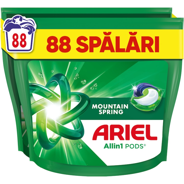 Перилни капсули Ariel, Capsule Mountain Spring, 88 пранета
