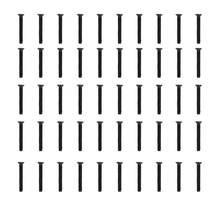 50 buc. Surub cu cap inecat cu cruce plata M4 A2‑70 Piesa de conectare pentru reparatii si intretinere