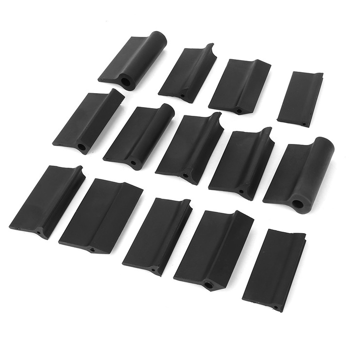 Set 14 blocuri slefuitor HERUSI cauciuc flexibil multicolor