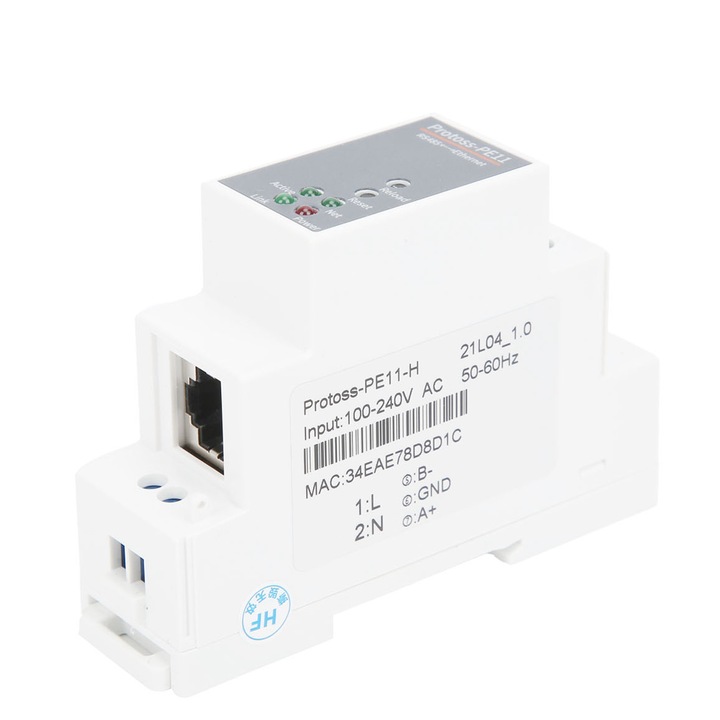 Router sina serial RS485 la WIFI, Enforose, 100-240VAC, 10/100M Ethernet, 1 port, pentru FreeRTOS