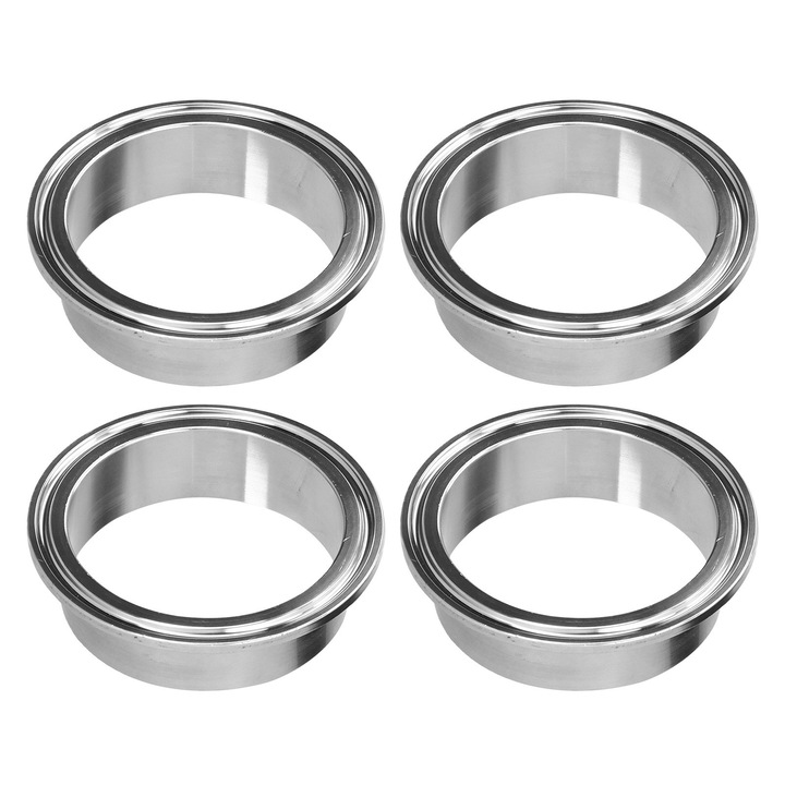 Enforose rozsdamentes acél higiénikus gyorscsatlakozók, 63mm, 77.5mm, petrolkémiai iparhoz, bányászathoz, víz-, gáz-, olaj környezetekhez