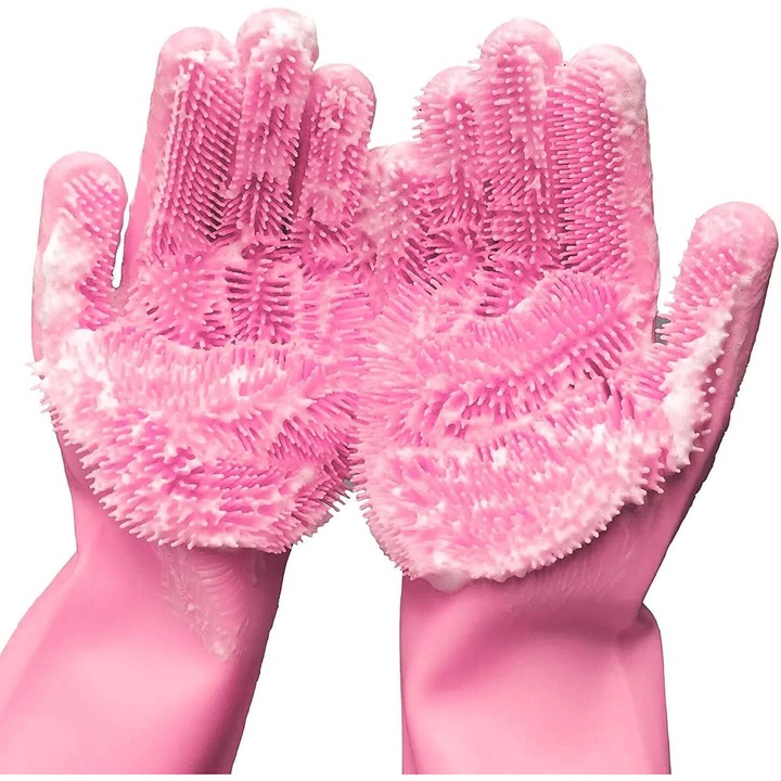 Fokelyi konyhai kesztyű, BPA-mentes szilikon, rózsaszín