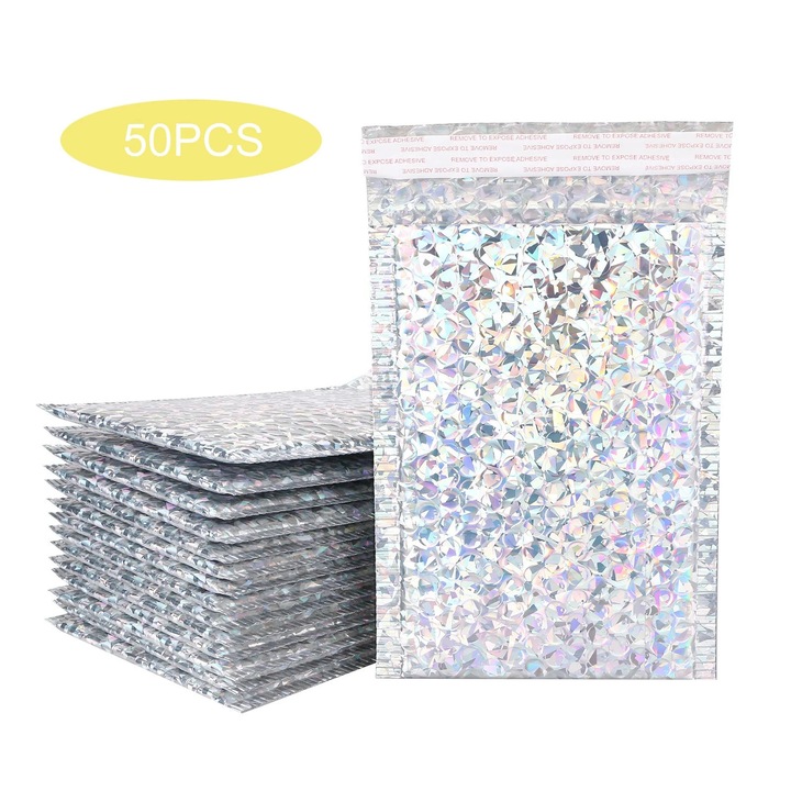 YANYXR buborékos boríték szett 50 db fehér 15x20+4cm és 15x13+4cm