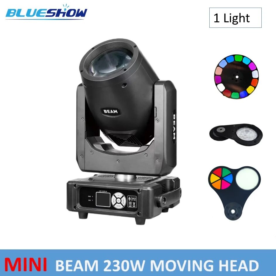 Mini Sharpy 200w Mini Sharpy Beam 230W, 14 culori, control DMX, 26x23.5x45cm, 1 lumina ...