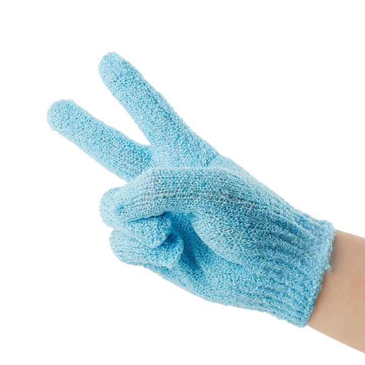 Manusi de baie exfoliante, 19x14cm, multicolor, pentru unisex