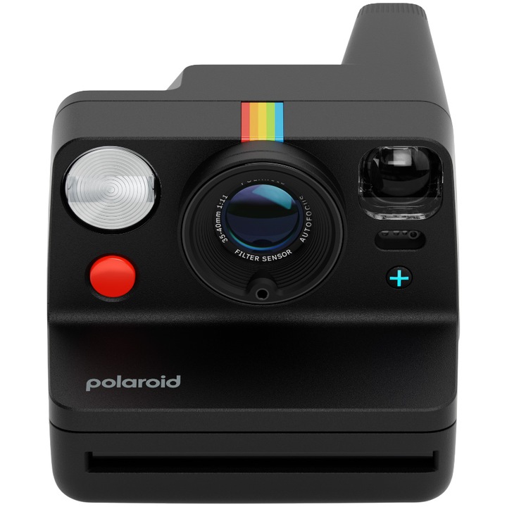 Фотоапарат за моментни снимки Polaroid Now+ Gen 3, Black