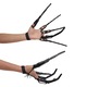 Maini schelet Halloween, decoratiuni petrecere, dimensiune universala, flexibile, negre