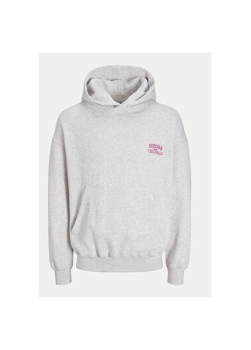 Bluza barbati, Jack and Jones, 304376269, Bumbac/Poliester, Gri, Gri