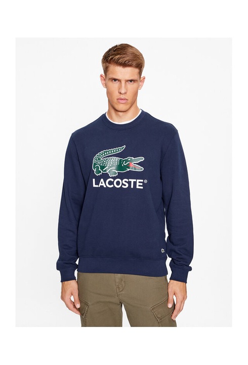 Bluza barbati, Lacoste, 303201289, Bumbac, Albastru, Albastru