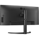 Monitor IPS LED LG 34" 34WQ75C-B, WQHD (3440 x 1440), HDMI, DisplayPort, Ecran curbat, Boxe (Negru)