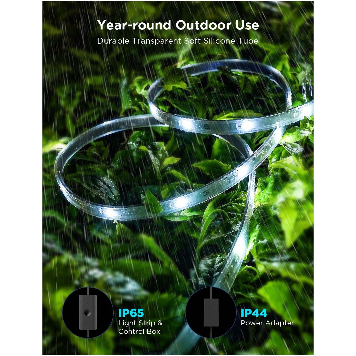 Maui Wowie CRDB70%リキッド Banda LED RGBICWW inteligenta pentru exterior Profesionala Govee