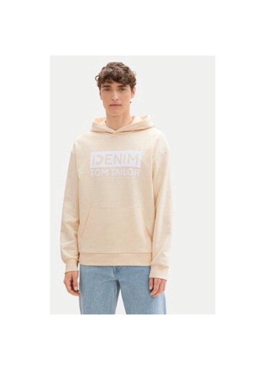 Férfi blúz, Tom Tailor Denim, 304724442, Pamut, Bézs, Bézs