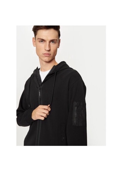 Bluza barbati, Replay, 304399114, Poliester, Negru, Negru, S