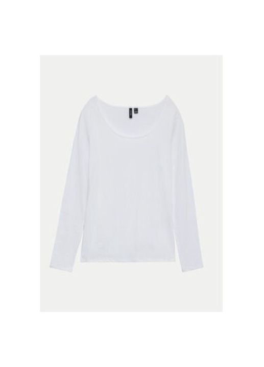 Bluza dama, Vero Moda, 304785696, Bumbac, Alb, Alb