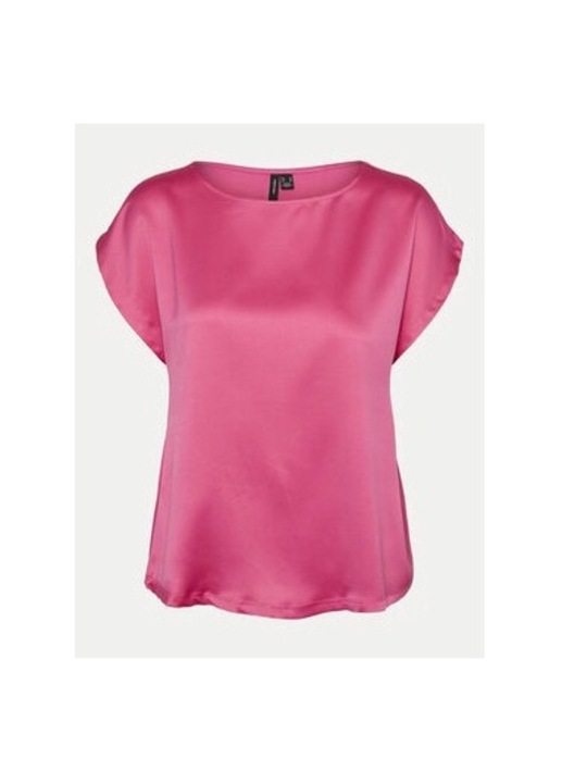 Bluza dama, Vero Moda, 304786334, Poliester reciclat/Poliester, Roz, Roz