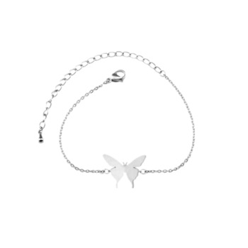 Bratara de mana de dama pentru femei fete iubita cu pandantiv medalion tip Charm sub forma Fluture Fluturas din aliaj Argintiu, Silver (Ambalaj CADOU CUTIE) Bratara de mana de dama pentru femei fete iubita cu pandantiv medalion tip Charm sub forma Fluture Fluturas din aliaj Argintiu, Silver (Ambalaj CADOU CUTIE)