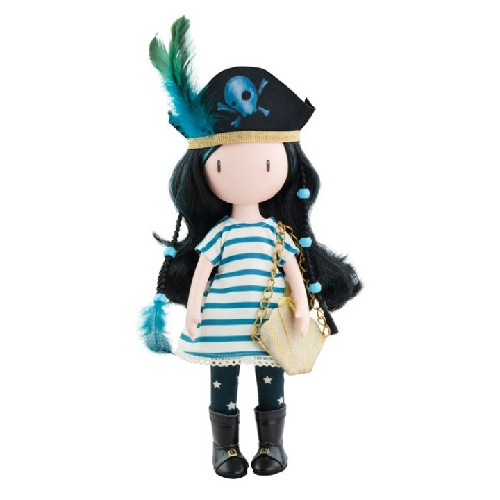 Játékbaba hajas baba Black Pearl Santoro Gorjuss