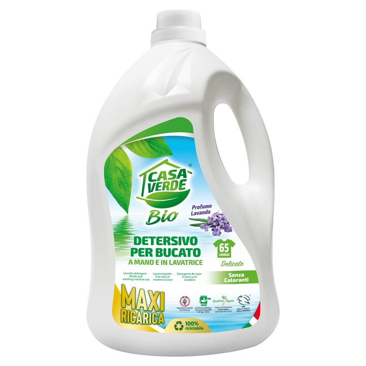 Casa Verde Bio Mosógél, 65 mosás, 5l, levendula illat