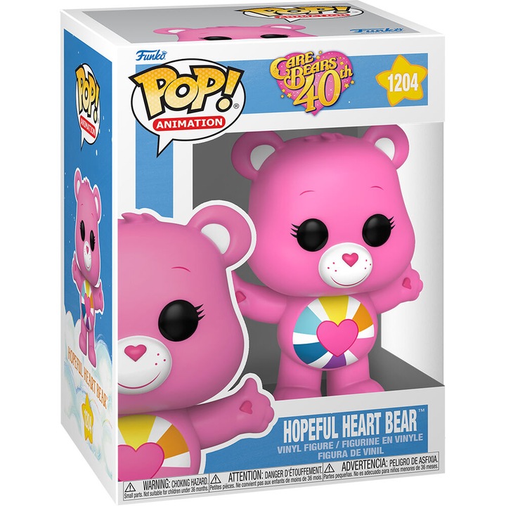 Figurina POP Care Bears 40-a aniversare Hopeful Heart Bear