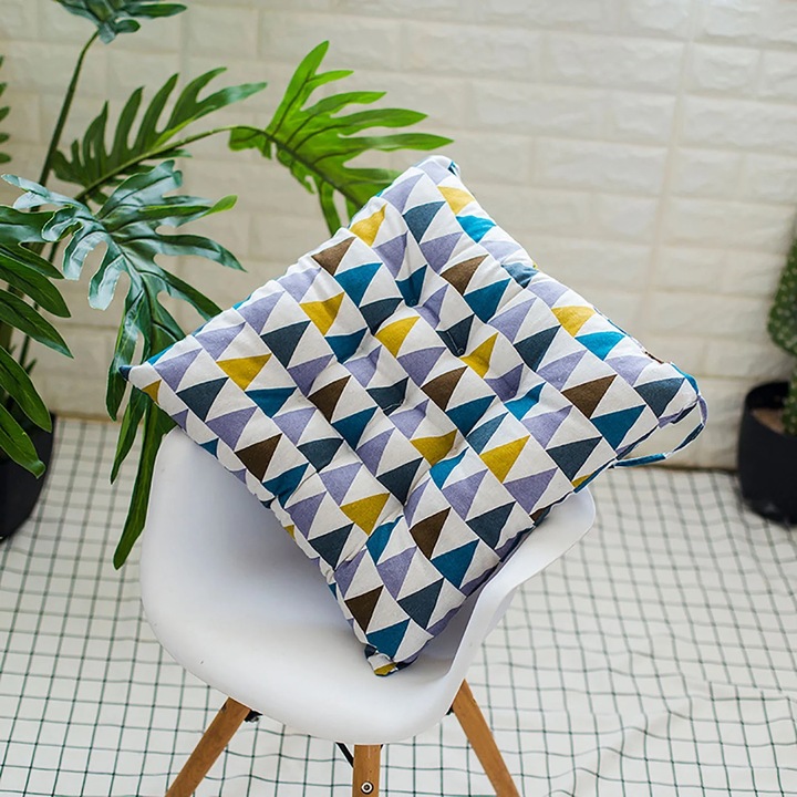 Perna scaun exterior YANYXR multicolor 45x45cm moale elastica
