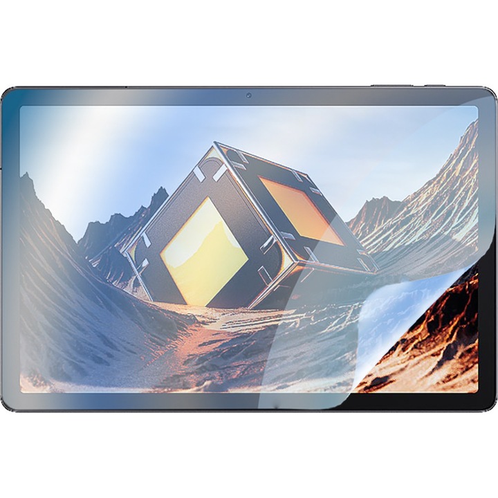 Folie de silicon Blue Guard OptiShield pentru Cubot Tab 70, Anti-reflexii, Anti-soc, Rezistenta la zgarieturi, Filtru anti lumina albastra pentru protectia ochilor, Aplicare usoara, Transparent
