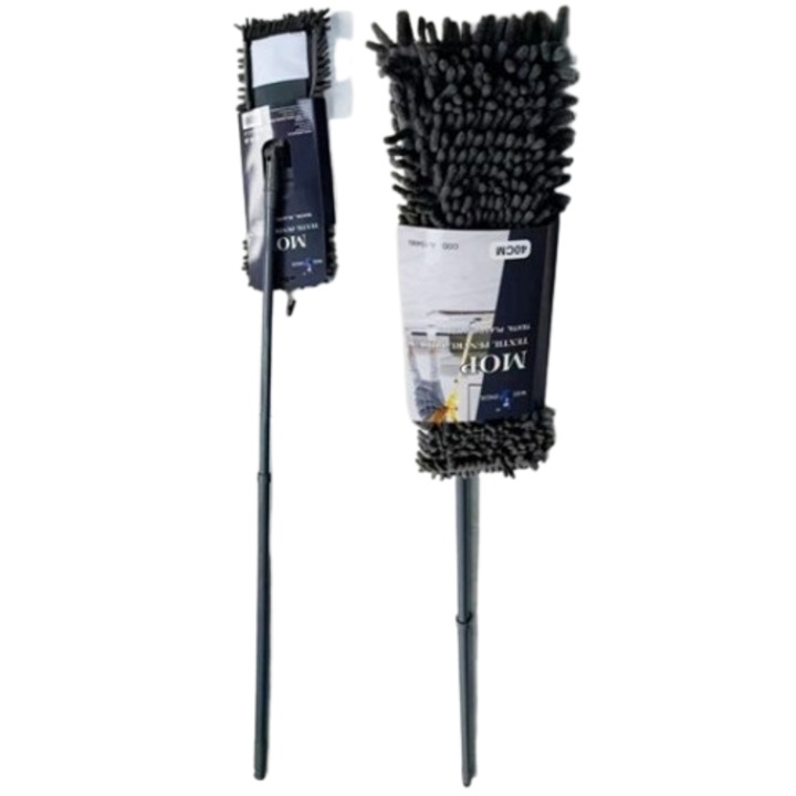 Плосък моп, Микрофибър+Pvc+Ютия