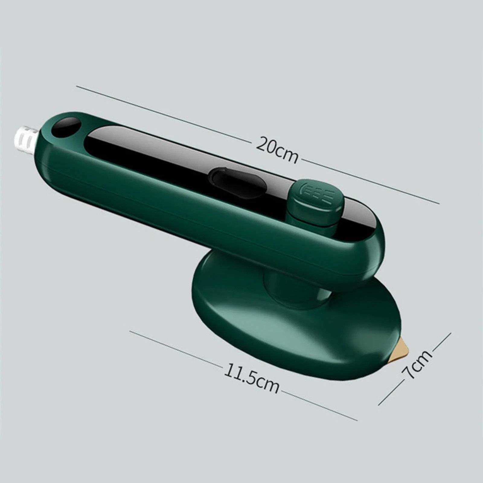 Fier de calcat portabil, argintiu, mini, cu abur, set 1x aparat de calcat