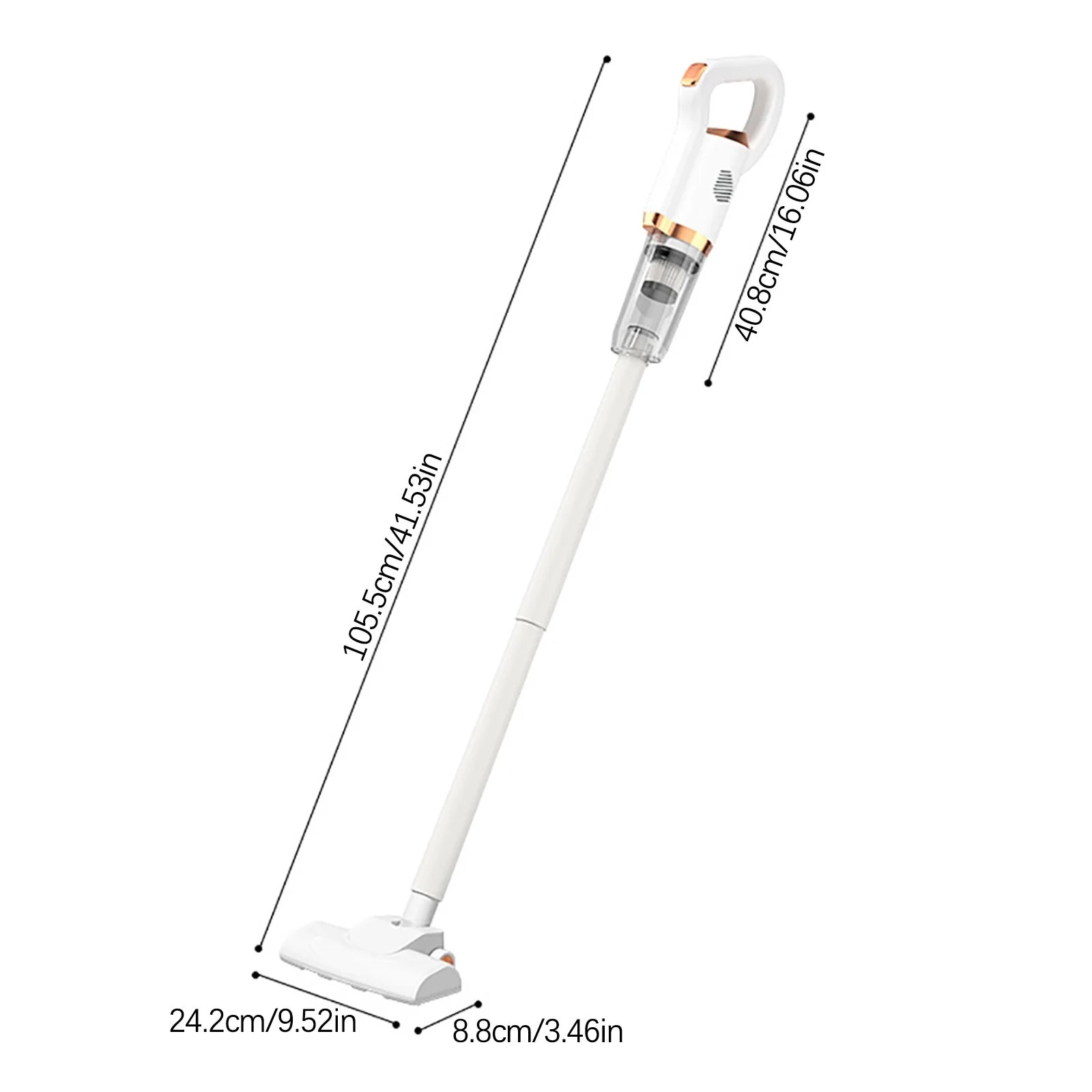 Aspirator vertical, 550W, 8500Pa, 2000 mAh, alb