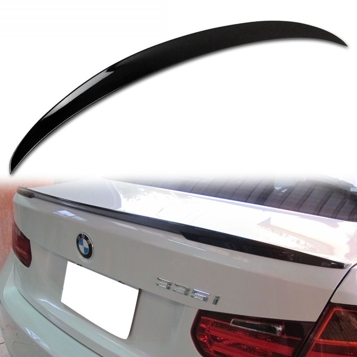 Eleron portbagaj Performance compatibil BMW seria 3 F30 Calitate Premium Potrivire perfecta Plastic negru lucios vopsit profesional cod BMW 475 Safir Black Metallic