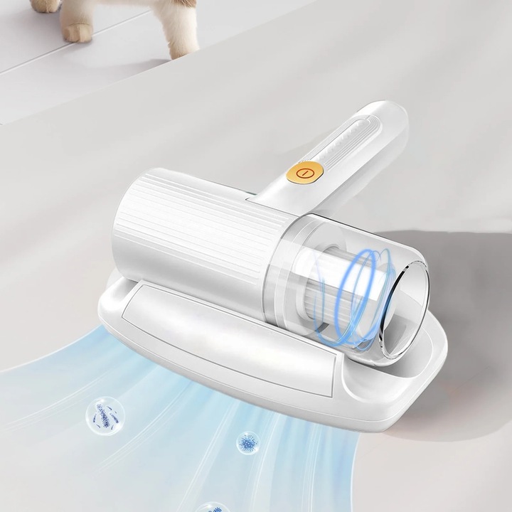 Aspirator portabil fara fir pentru pat si saltea, indepartare par animale, perne, canapele, jucarii plus, OEM