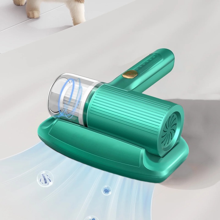 Aspirator portabil fara fir pentru pat si saltea, indepartare par animale, perne, canapele, jucarii plus, multifunctional
