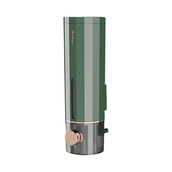 Dozator sapun manual montat pe perete YANYXR, capacitate 450ml, alb, 1x