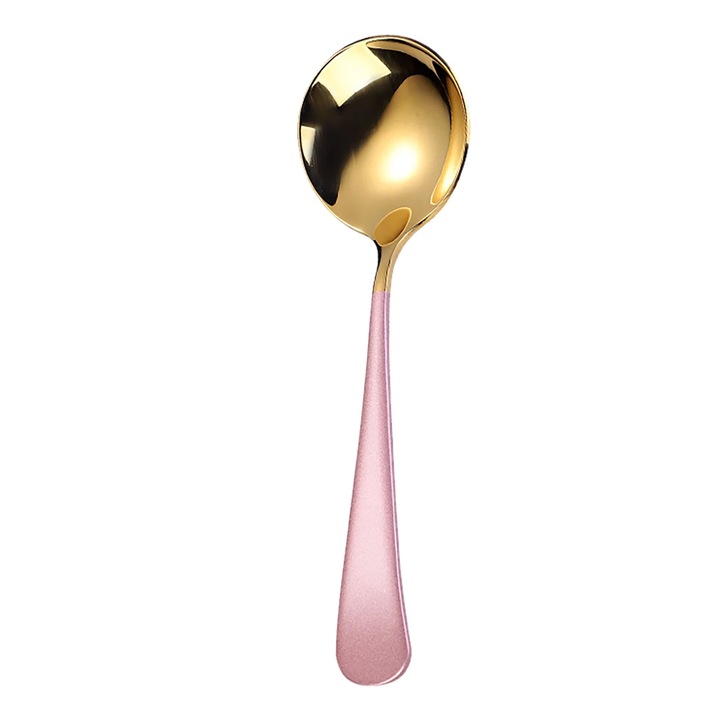 Lingura supa YANYXR 16cm inox maner portabil
