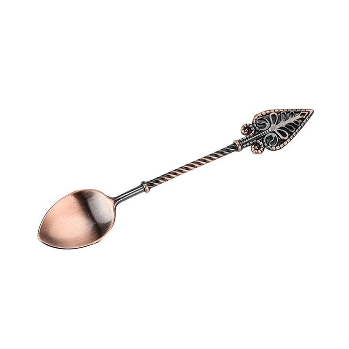 YANYXR retro kávéskanál ötvözet 11cm barna