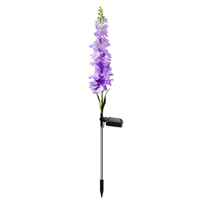Lampa solara gradina YANYXR violet 75cm LED IP65