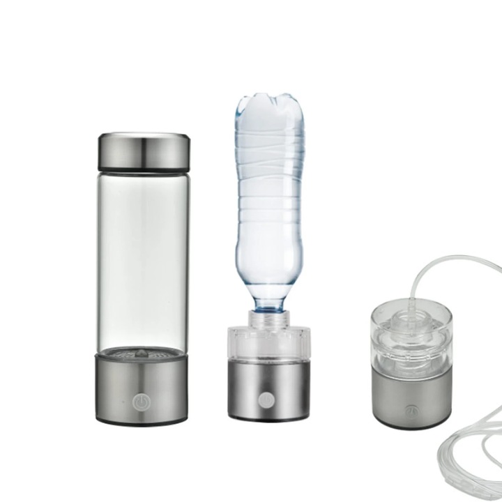 Generator portabil apa hidrogenata, sticla borosilicata, 570g