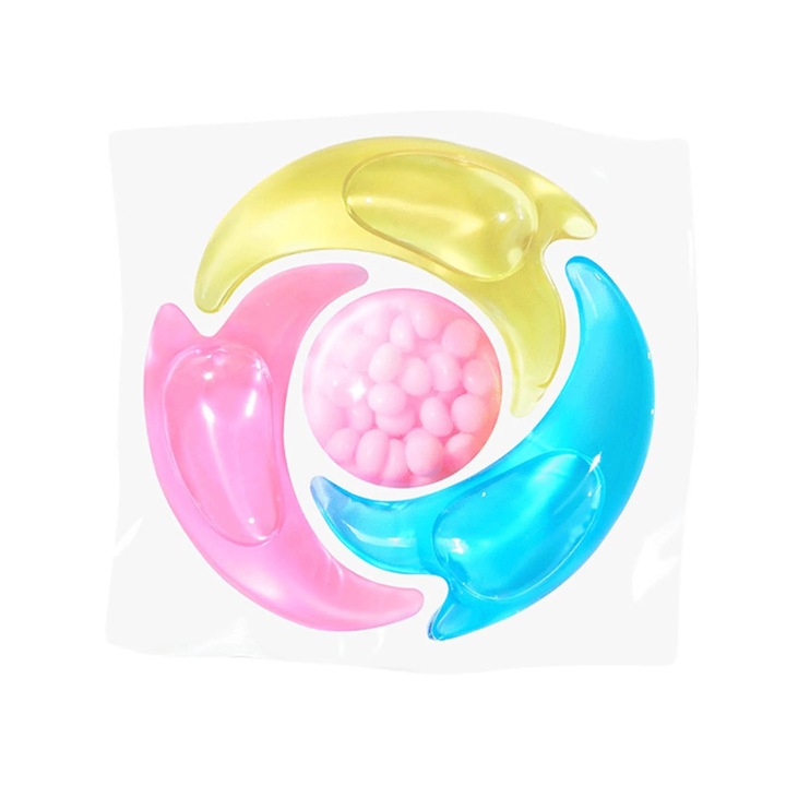 Capsule detergent rufe 4 in 1, 10g, parfum floral, indepartare pete