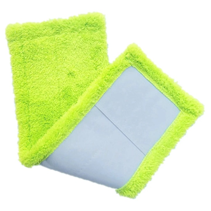 YANYXR korall bársony felmosófej zöld 40x12cm