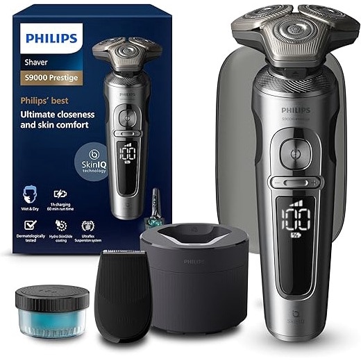 脱毛・除毛 Philips Shaver S9000 Prestige SP9861 Shaver S9000 Prestige Aparat recondiţionat, bărbierit umed şi