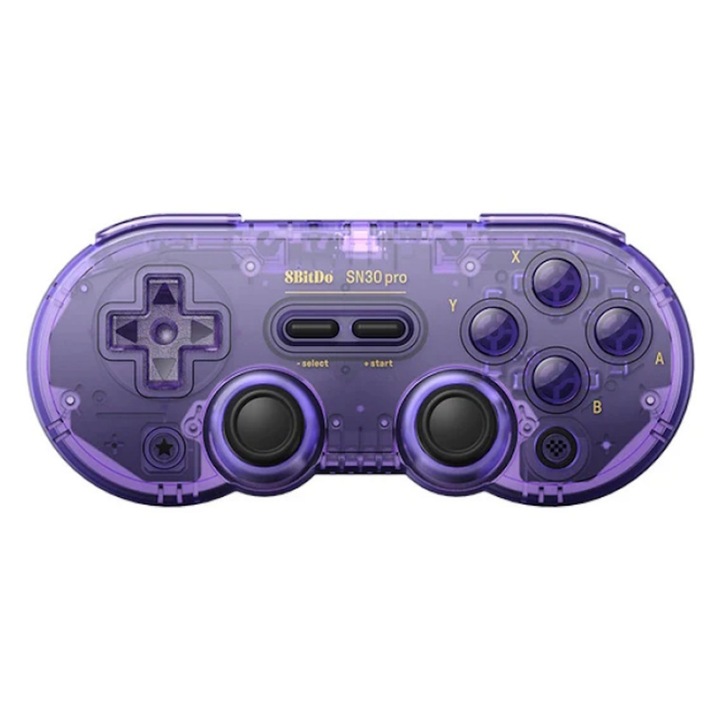 Gamepad Wireless & Wired 8BitDo SN30 Pro Special Edition – Lila, Hall Effect, PC, Android, Steam Deck, Raspberry Pi
