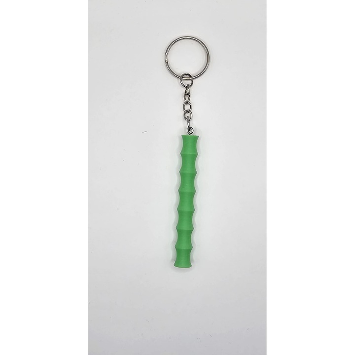 Taktikai Kubotan kulcstartó - zöld bambusz modell