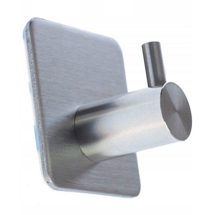 Umeras Elegant De Perete Pentru Haine, TMY, Constructie Robusta, Universal, Carlig Pentru Baie, Cromat Argintiu, Sarcina Maxima 2 kg, Dimensiuni 44x35x44 mm, Set 2 Bucati