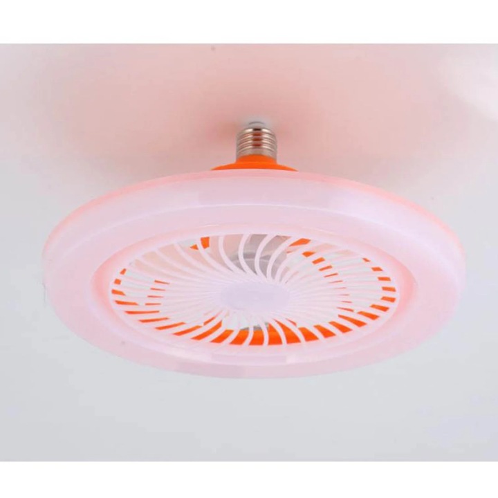 YANYXR mennyezeti ventilátor állítható LED világítással, 26x11cm, fehér